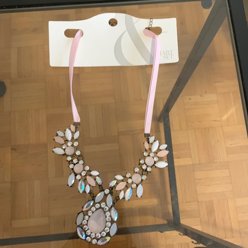 Smart Set Pink Statement Necklace